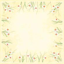 Duni Dunicel®napperon Daffodil Joy 84x84 cm with print product photo