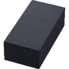 Duni Dunisoft® pre-folded napkin 40x40 cm 1/8 fold black product photo
