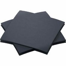 Duni Dunisoft®cocktail napkin 20x20 cm 1/4 fold black product photo