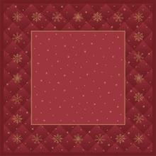 Duni Dunicel® table cover 84x84 cm Rhombus Bordeaux with print product photo
