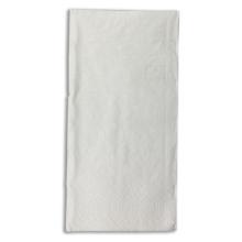 Duni tissue voorgevouwen servet 33x33 cm 2-laags 1/8 vouw wit #2 Productfoto