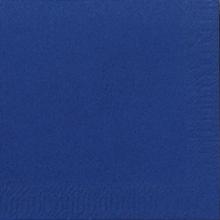 Duni tissue cocktail napkin 24x24 cm 2-ply 1/4 fold dark blue product photo