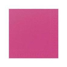 Duni tissue cocktail napkin 24x24 cm 3-ply 1/4 fold fuchsia product photo