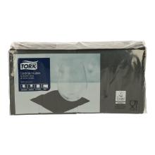 Tork Advanced paper cocktail napkin 24x24 cm 2-ply 1/4 fold black product photo