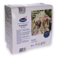 Duni Dunilin® dinner napkin 40x40 cm 1/4 fold white product photo
