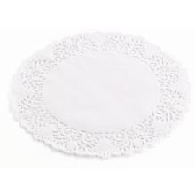 Paper doyleys perforated round ø 18 cm white product photo
