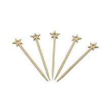 Pique en bambou étoile 10 cm photo du produit