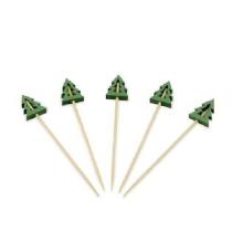 Bamboo skewer Christmas tree 10 cm product photo