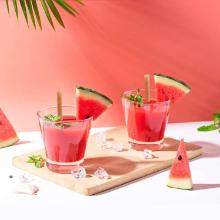 Bagasse drinkrietje ø 8x14 cm bruin Productfoto