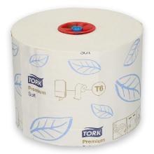 Tork Premium toilet paper Soft Mid-Size T6 90 m 2-ply white product photo