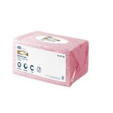 Tork Long Lasting non woven reinigingsdoek W8 38.5x30 cm 1-laags gevouwen rood Productfoto