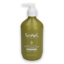 SOAK parsley stem hand & body wash 500 ml gekleurde fles met pomp Productfoto
