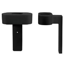 Deep Zwarte muur haak zwart Nero Productfoto