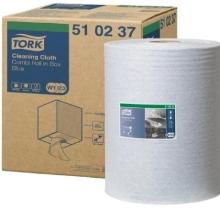Tork Cleaning non woven wiping paper 152 m 1-ply 400 sheets blue W1+W2+W3 product photo