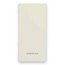 Shaving kit in paper box - white range Productfoto