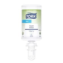 Tork foam handzeep Zuiver ongeparfumeerd S4 1L transparant Productfoto