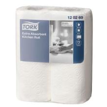 Tork Premium kitchen roll paper Extra Absorbant 2-ply 64 sheets white product photo