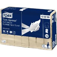 Tork Xpress® Soft Multifold Z Paper Towel H2 2-ply natural product photo