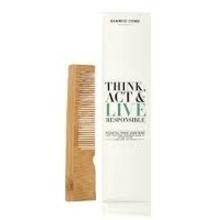 Think, Act & Live bamboe kam verpakt in een tree-free stone papier Productfoto