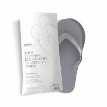 Anyah Eco rubber flip-flop in recyclable paper bag Productfoto