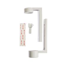 Support ABS blanc avec ruban adhésif double face pour distributeur souple photo du produit