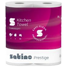 Satino Prestige kitchen roll cellulose 2-ply 64 sheets white product photo