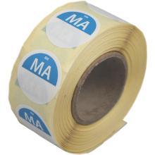 Daymark washable label Ma zonder weg op 500 pieces on a roll HACCP product photo