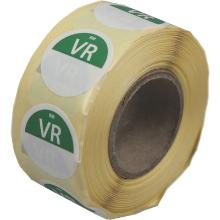 Daymark washable label Vr zonder weg op 500 pieces on a roll HACCP product photo