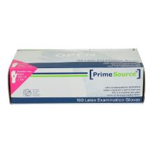 PrimeSource latex gloves HACCP unpowdered S white product photo