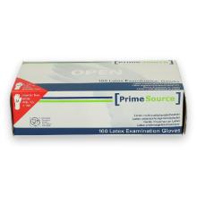 PrimeSource gloves latex HACCP unpowdered M white product photo