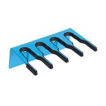 Salmon steelhouder muursysteem tbv 4 stelen 206 mm blauw Productfoto