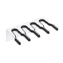 Salmon barrel holder wall system for 4 barrels 206 mm white product photo