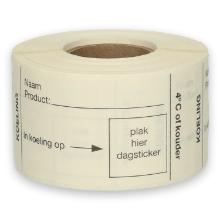 Daymark complete resolvable Koeling 250 pieces on a roll HACCP product photo