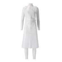 Plastic apron PE HACCP 80x125cm white 100 pieces per bag product photo