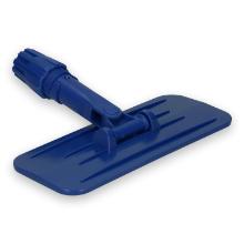 Kunststof doodlebug padhouder met steelbevestiging 24x10 cm blauw Productfoto