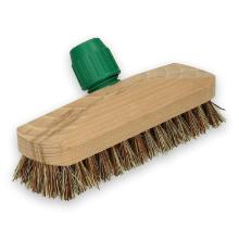 Wooden floor scrubber Union with fixing system 23 cm brown product photo