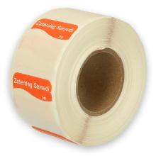Daymark complete resolvable label Za zonder weg op 500 pieces on a roll HACCP product photo