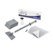 Vikan EasyShine Kit (cloths / spray bottle / mop frame / handle) photo du produit