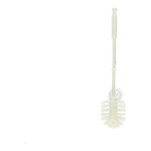 Plastic toilet brush with edge cleaner loose white product photo