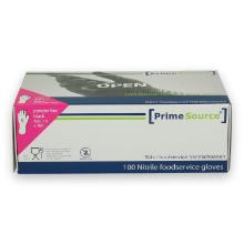 PrimeSource nitrile glove HACCP unpowdered S black dispenser product photo