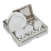 CaterRacks plastic plate rack CR3 50x50x10 cm grey product photo