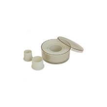 Kunststof stekerdoos rond 9-delig glad ø 2-10 cm wit Productfoto