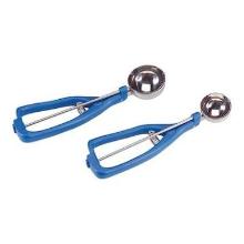 Stockel stainless steel ice cream portioning spoon ø 6.7 cm 1/12L with plastic b product photo