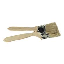 Wooden flat brush with pigs bristles 8 cm product photo