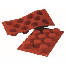 Silicon baking mould Mini Muffin 1/3 GN - model O product photo