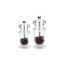 Plastic pepper mill 11 cm transparent product photo