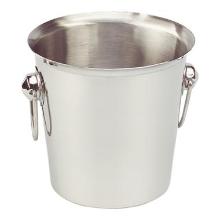 Stainless steel wine cooler with ring ears ø 19 cm silver product photo