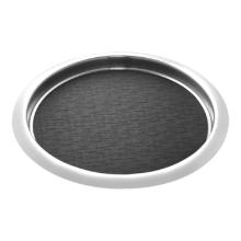 RVS dienblad ø 40 cm met antislip mat Productfoto