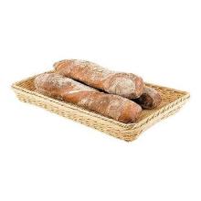 Kunststof broodmand 1/1 GN 53x32.5x6.5 cm creme Productfoto