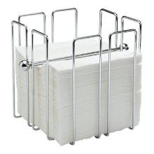 Chromed napkin dispenser square 19x19 cm silver product photo